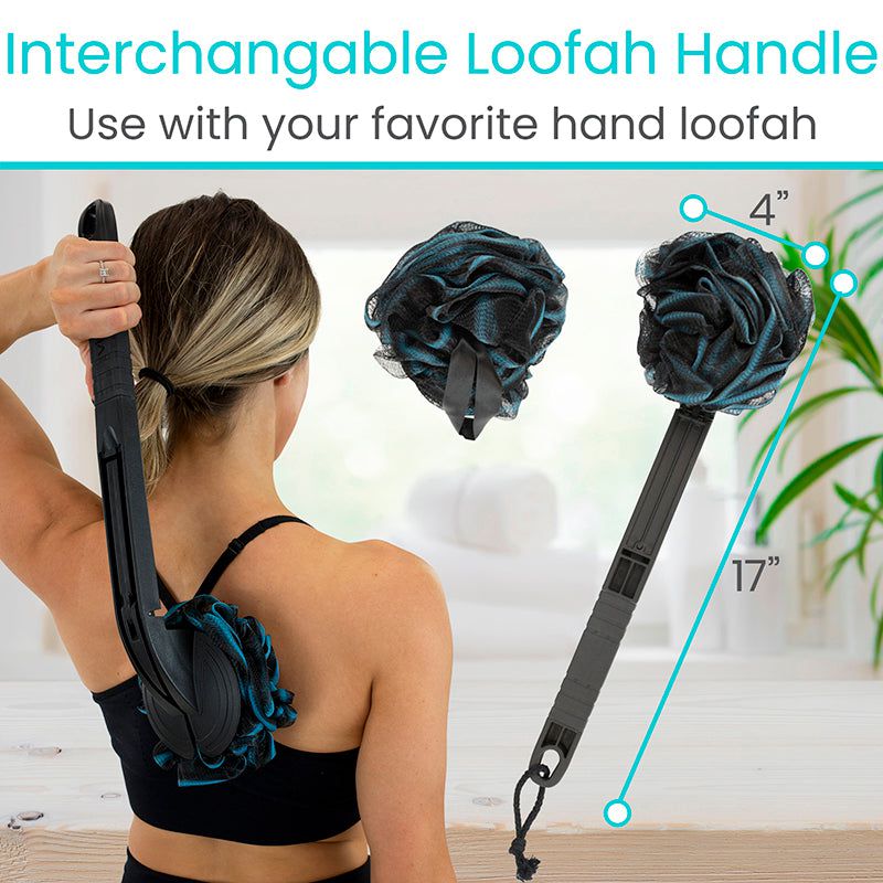 Interchangeable Loofah Handle